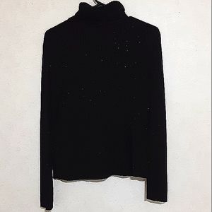 SZ M HILLARD & HANSON SPARKLY TURTLENECK